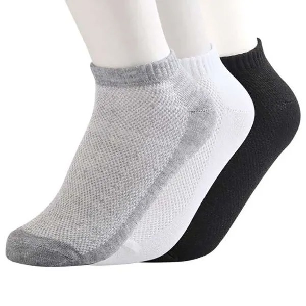 20 шт / 10 пара твердая сетка мужские носки невидимые лодыжки носки мужчины лето дышащие тонкие носки сапог