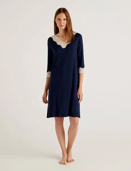 Ночная сорочка женская United Colors of Benetton CCC_3Z123C277 синяя L