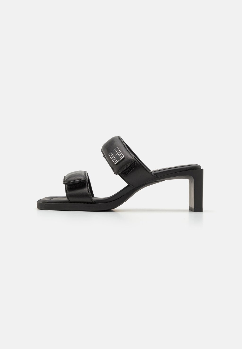 Шлепанцы на высоком каблуке STRAP MID HEEL Tommy Hilfiger, черный