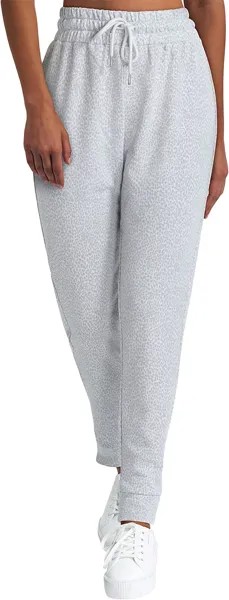 Брюки H Halston Side Panel Jogger Pants, цвет Marble Leopard Pearl Blue