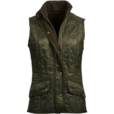 Кавалерийский жилет женский Barbour, цвет Olive/Olive