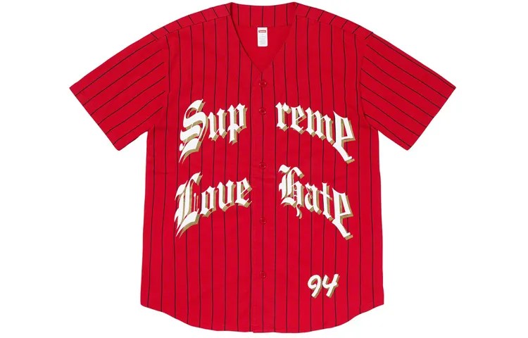Бейсбольная майка унисекс Supreme