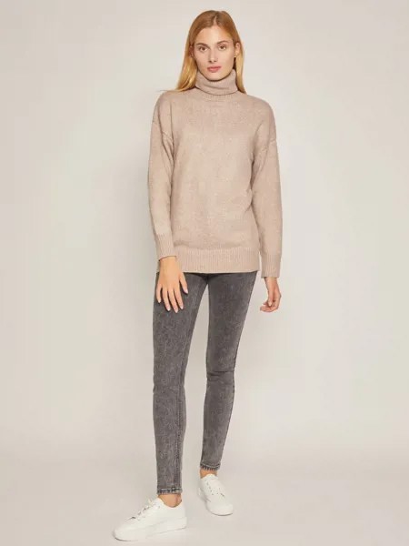Утеплённые джинсы силуэта Skinny