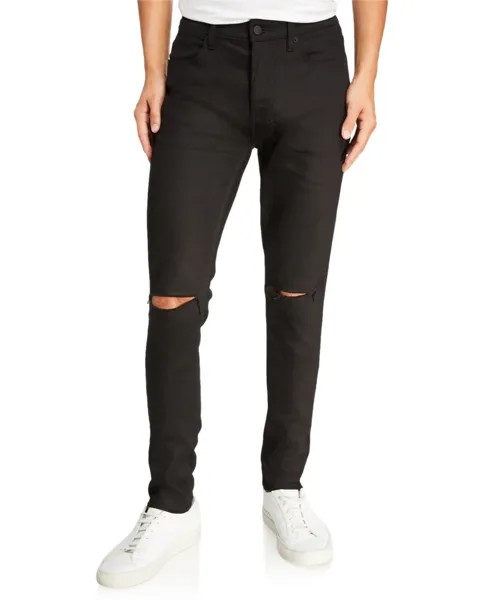 Мужские потертые джинсы Van Winkly Ace Ksubi, цвет Black