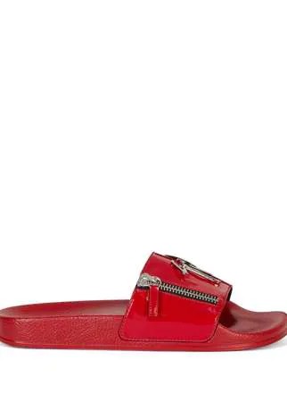 Giuseppe Zanotti шлепанцы Brett с логотипом