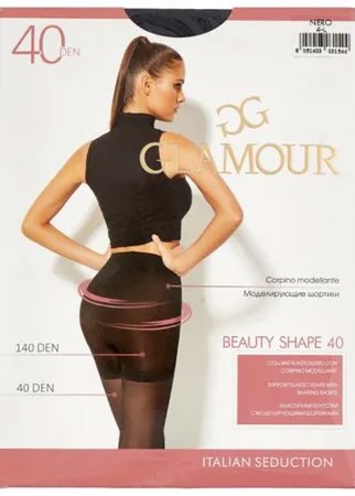 Колготки Glamour Beauty Shape 40 den, размер 4-L, nero (черный)