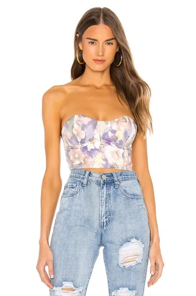 Топ superdown Nova Bustier, цвет Pink Floral