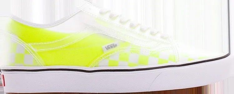 Кеды Vans ComfyCush Slip-Skool Safety Yellow Checkerboard, желтый