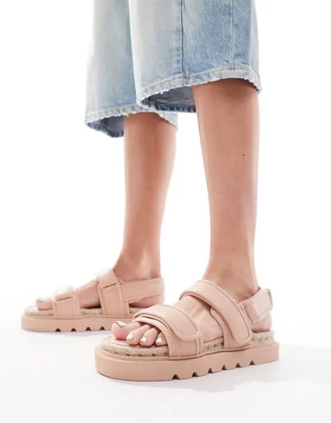 Розовые спортивные эспадрильи Grandad ASOS DESIGN Foreshadow