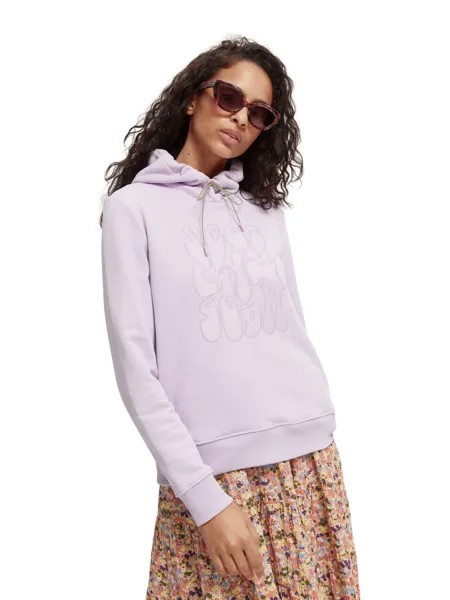 Худи женское Scotch & Soda 167855/1179 фиолетовое M