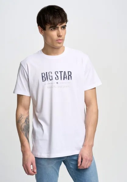 Футболка с принтом Big Star, белый