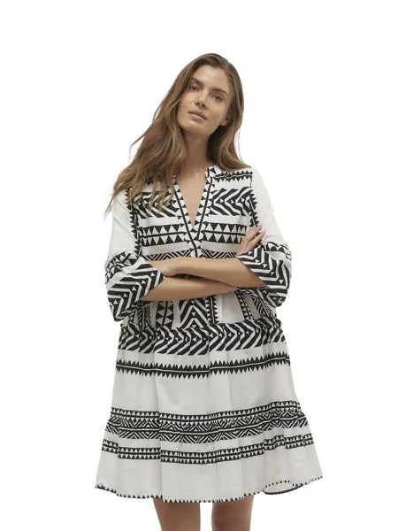 Платье Vero Moda VMDICTHE 3/4 TUNIC, разноцветный