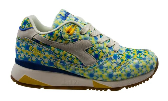 Мужские кроссовки V7000 putirism сине-желтые Diadora, мультиколор
