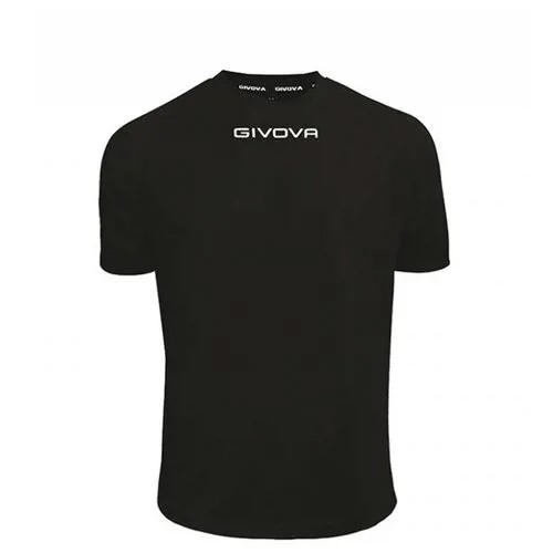 Футбольная футболка Givova, размер 42, черный
