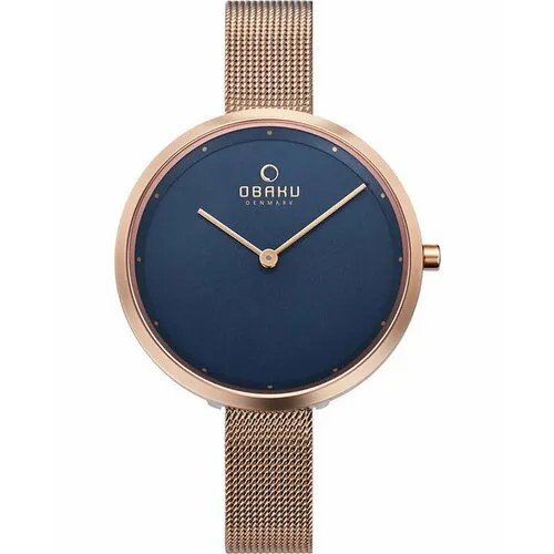 Наручные часы OBAKU, розовый, синий