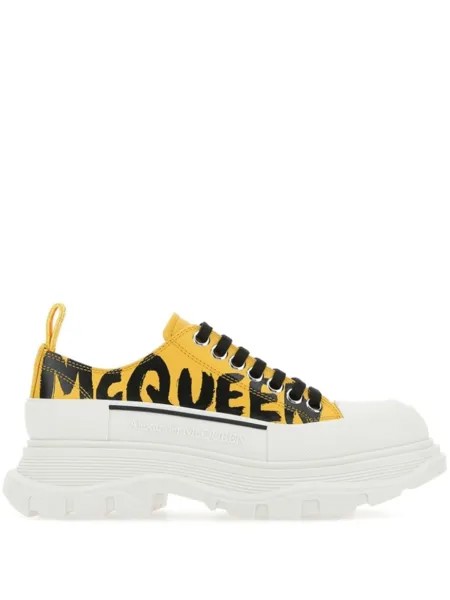 Alexander McQueen кроссовки Tread Slick, желтый