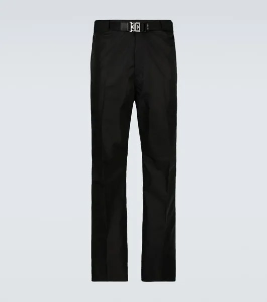 Технические брюки с пряжкой 4g Givenchy, черный