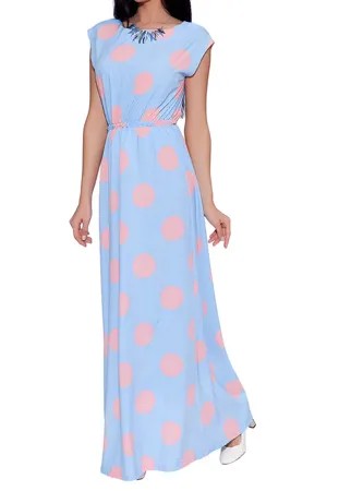 Вечернее платье женское EMANSIPE 3850306 голубое 50