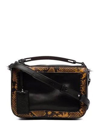 Marc Jacobs сумка The Softbox со змеиным принтом