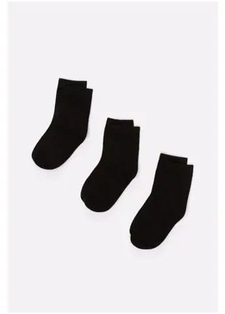 Носки 3 пары размер 20-22, черный, ТМ Acoola, арт. 32314420002