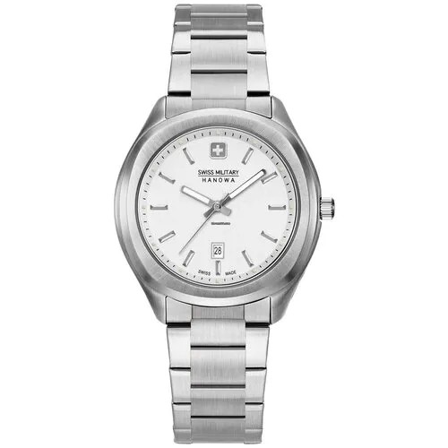 Наручные часы Swiss Military Hanowa Швейцарские наручные часы Swiss Military Hanowa 06-7339.04.001, серебряный