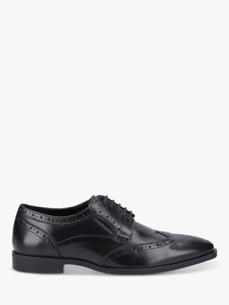 Кожаные туфли-броги Hush Puppies Elliot, черный
