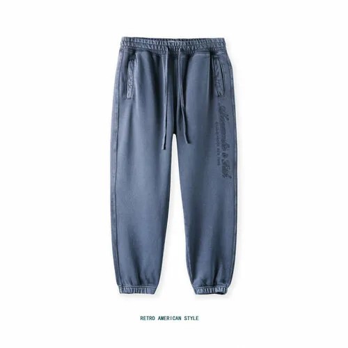 Брюки спортивные Abercrombie & Fitch, размер M, синий