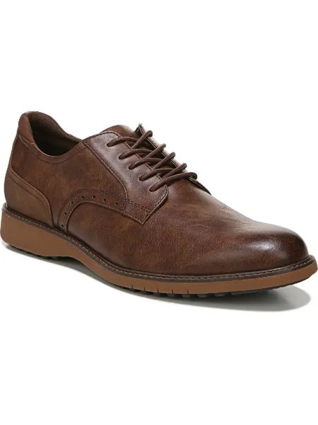 Мужские оксфорды из искусственной кожи на шнуровке Sync Up Dr. Scholl's Shoes, коричневый