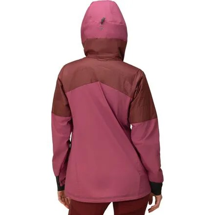 Утепленная куртка на молнии с капюшоном Lyngen Aero80 женская Norrona, цвет Violet Quartz
