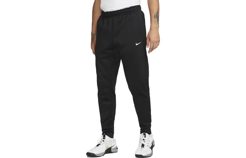 Мужские трикотажные спортивные штаны Nike, цвет Black