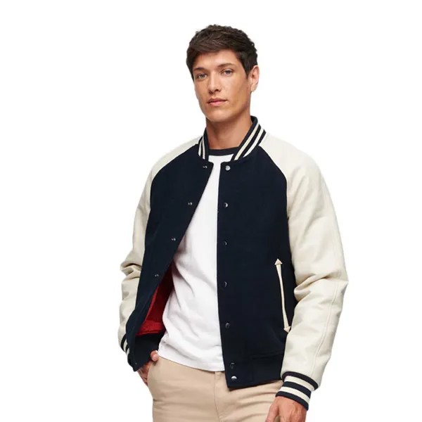 Куртка Superdry College Varsity Bomber, синий