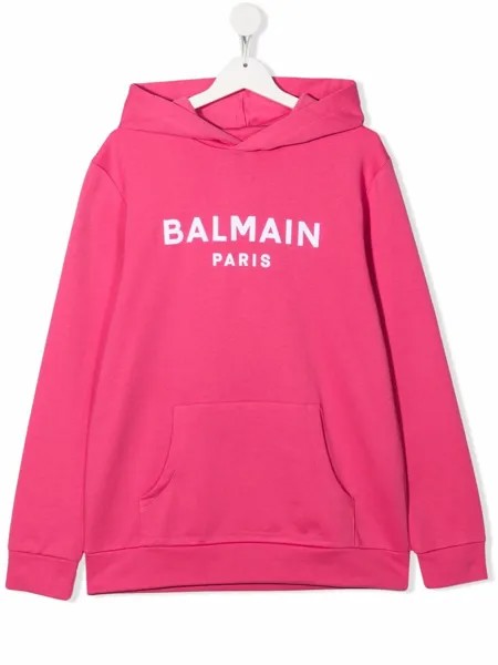Balmain Kids худи с логотипом