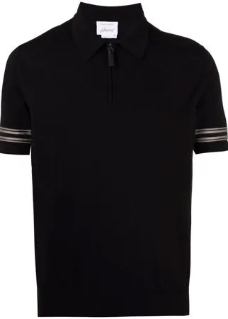Brioni рубашка поло с полосками
