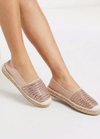 Эспадрильи цвета розового золота Accessorize-Золотистый
