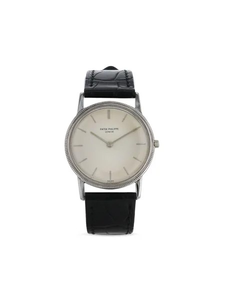 Patek Philippe наручные часы Calatrava Clous De Paris pre-owned 32 мм 1967-го года