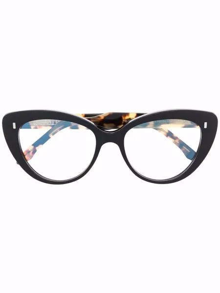Cutler & Gross очки в оправе 'кошачий глаз' черепаховой расцветки