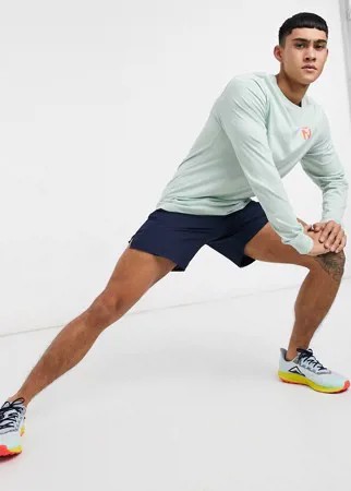 Зеленый лонгслив с логотипом Nike Running Trail