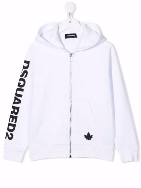 Dsquared2 Kids худи на молнии с логотипом