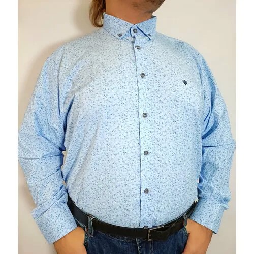 Рубашка Castelli, размер 5XL, голубой