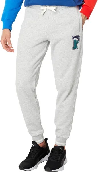 Брюки Squad Fleece Sweatpants PUMA, цвет Light Gray Heather