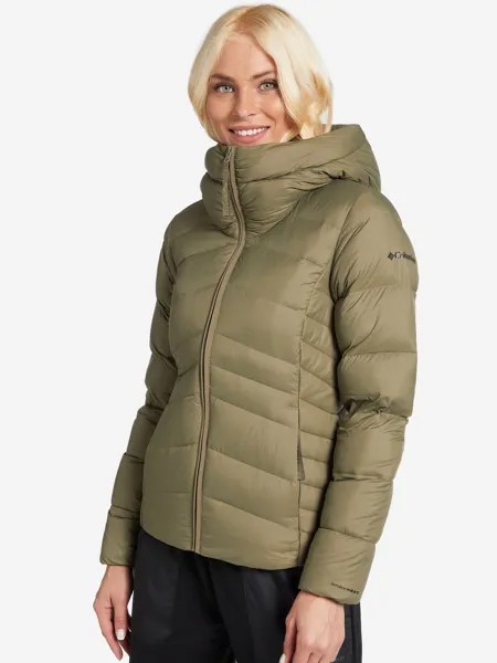 Пуховик женский Columbia Autumn Park Down Hooded Jacket, Зеленый