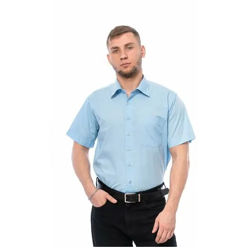 Рубашка Imperator, размер 52/L (178-186, 42 ворот), голубой