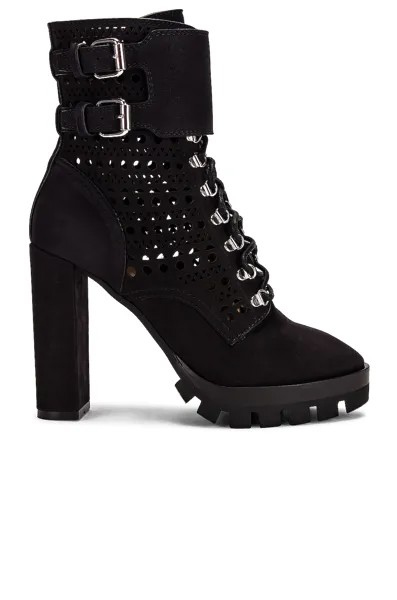 Ботинки Alaïa Perforated Militarys, нуар