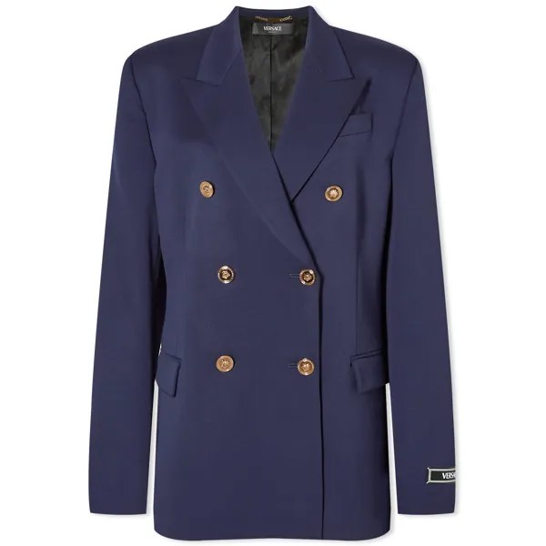Куртка Versace Informal Blazer, темно-синий