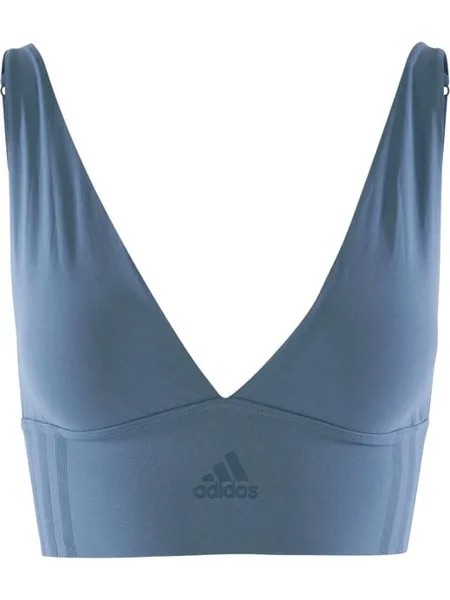 Удлиненный бюстгальтер без косточек Adidas Sportswear, индиго