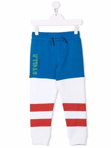 Stella McCartney Kids спортивные брюки с логотипом