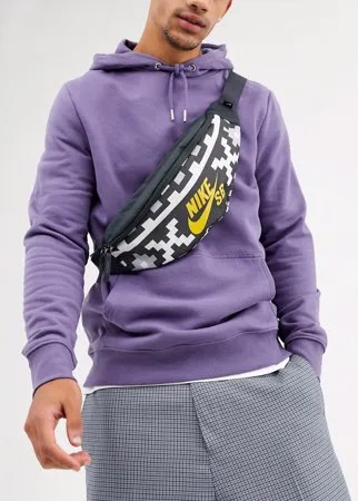 Серая сумка-кошелек на пояс с принтом Nike SB-Серый