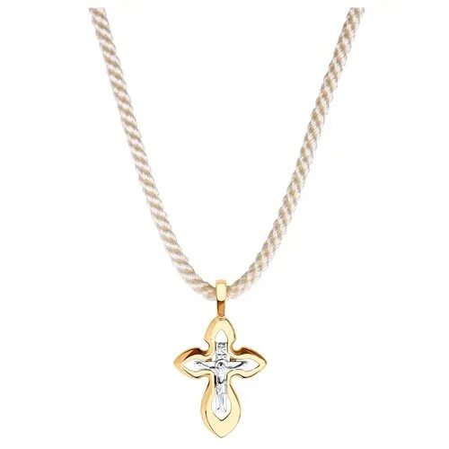Колье Diamant, красное золото, 585 проба, длина 40 см.