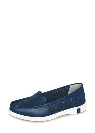 Мокасины женские Alessio Nesca ADL21SS-096 синие 41 RU