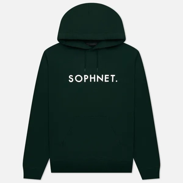 Мужская толстовка SOPHNET. Logo Hoodie зелёный, Размер S